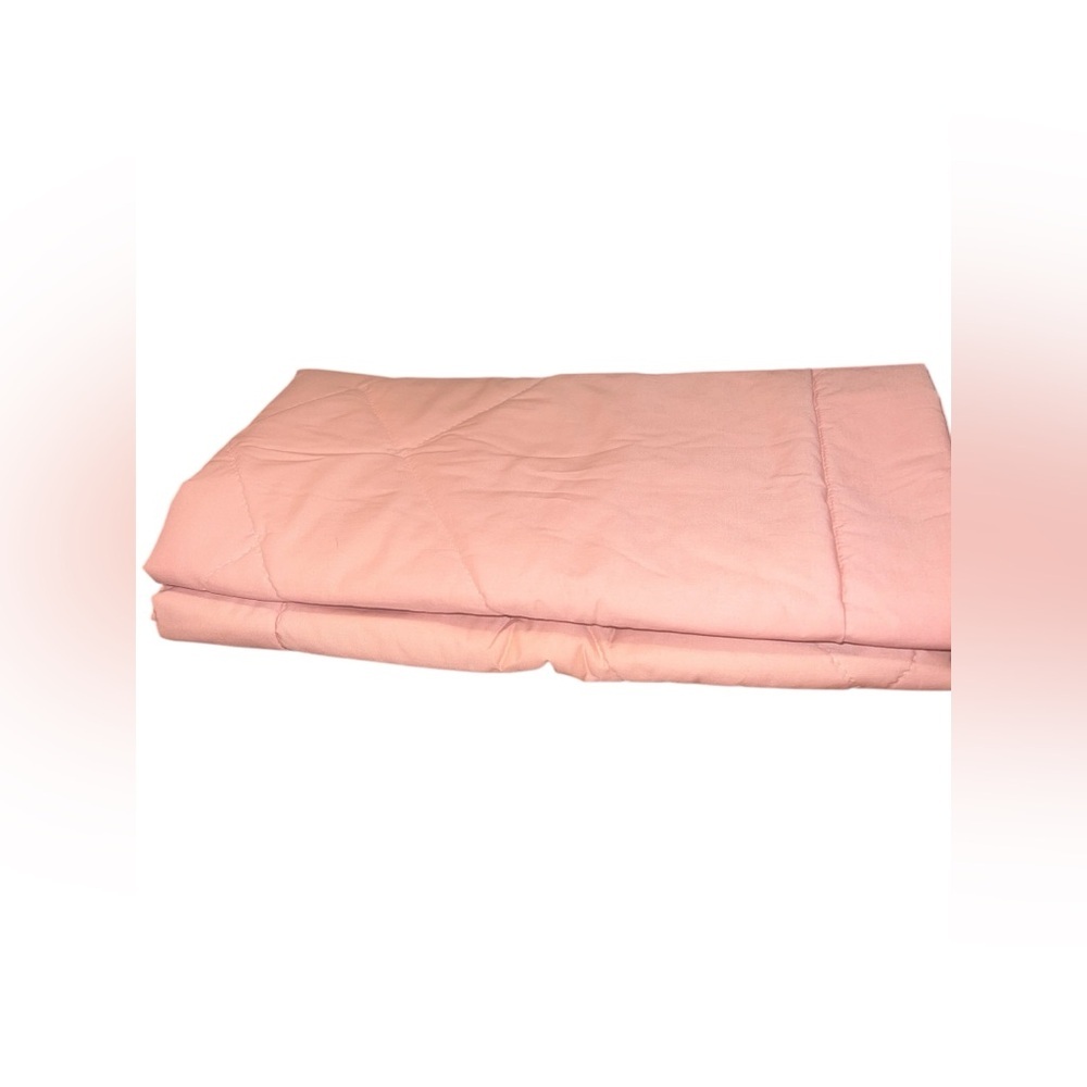Sears And Robuck Vintage Quilted Pink Pillow Shams 24”x31” Cottage Core Set Of 2